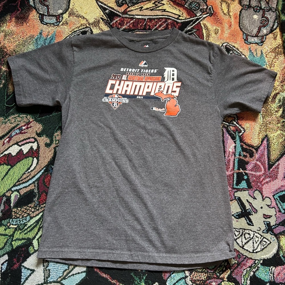 Detroit Tigers AL Central 2012 Champs shirt